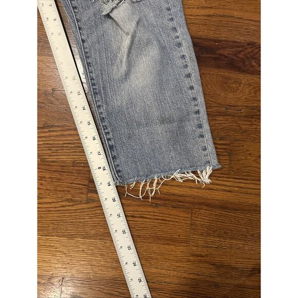 Juicy Jeans By Juicy Couture Women’s 29 Blue Distressed Flowers - Picture 15 of 16